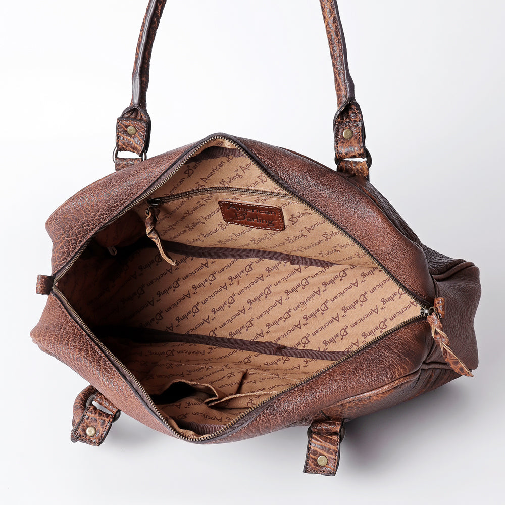 American Darling Briefcase Genuine Leather Women Bag Western Handbag Purse