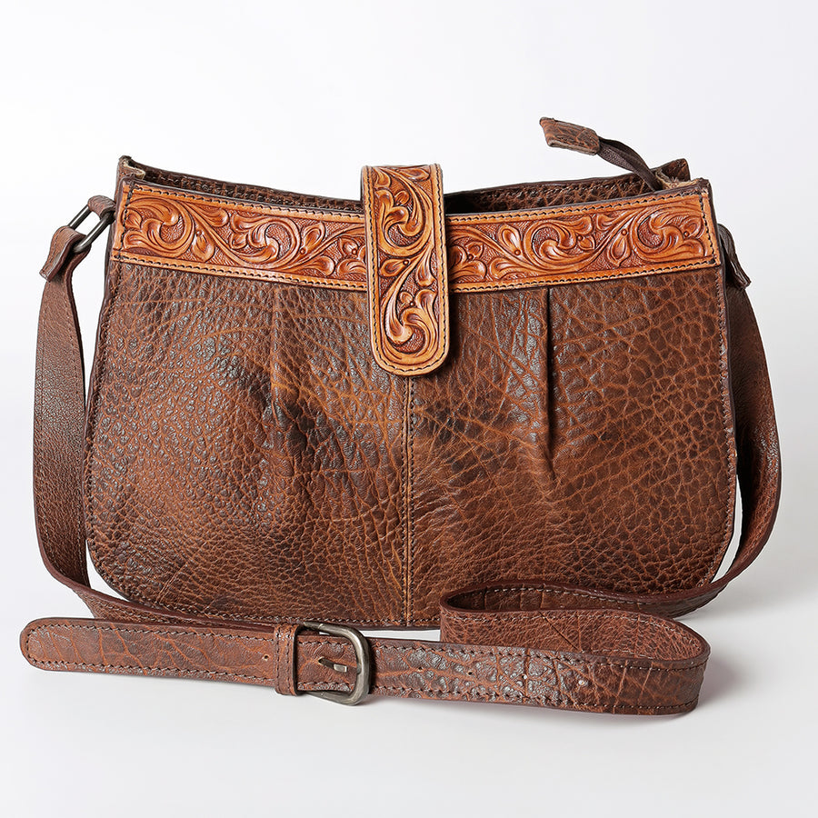 American Darling Cross Body Hand Tooled Genuine Leather women bag western handbag purse