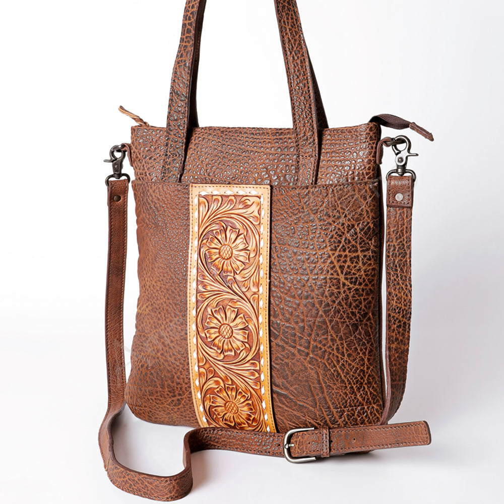 American Darling Tote Hand Tooled Genuine Leather women bag western handbag purse