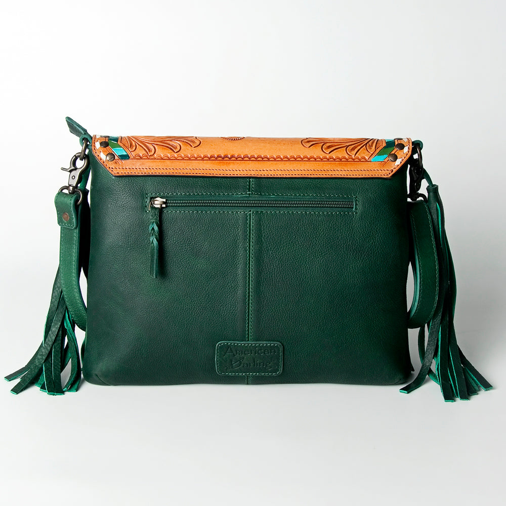 American Darling Crossbody Hand Tooled Genuine Leather Women Bag Western Handbag Purse