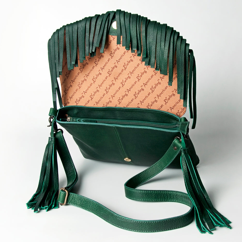 American Darling Crossbody Hand Tooled Genuine Leather Women Bag Western Handbag Purse