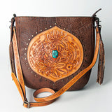 American Darling Crossbody Hand Tooled Genuine Leather Women Bag Western Handbag Purse