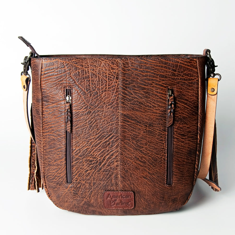American Darling Crossbody Hand Tooled Genuine Leather Women Bag Western Handbag Purse