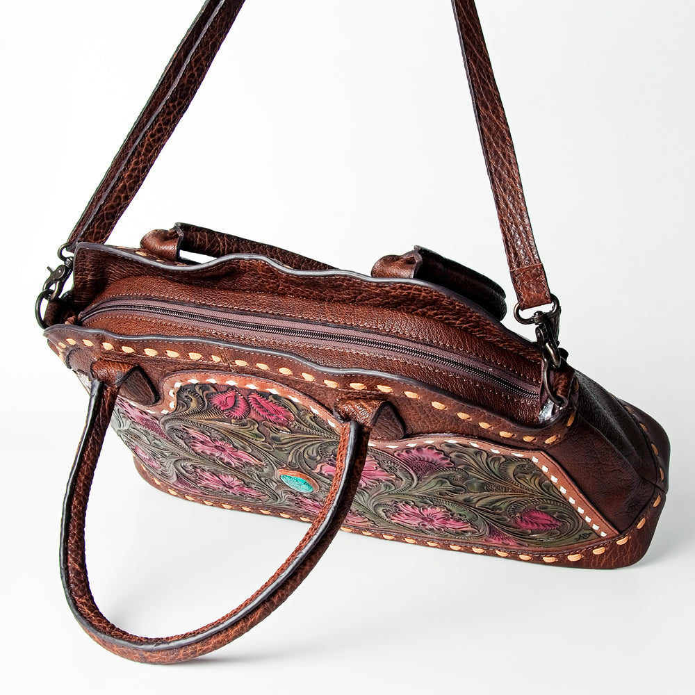 American Darling Tote Hand Tooled Genuine Leather Women Bag Western Handbag Purse