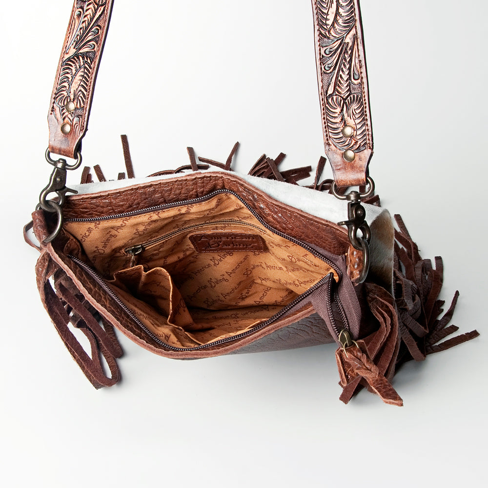 American Darling Cross Body Hair-On Genuine Leather Western Women Bag | Pink Handbag Purse Crossbody for Cute