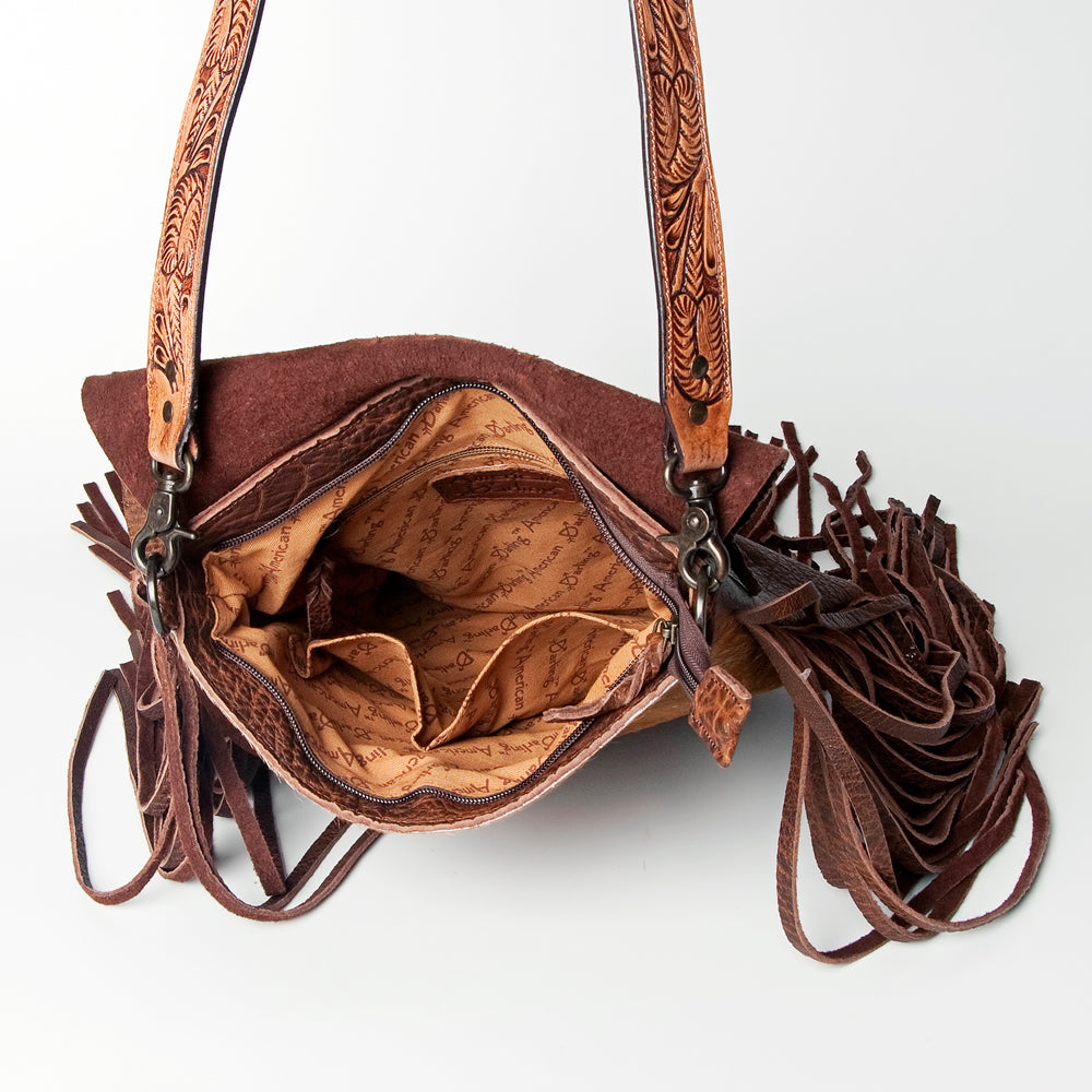 American Darling Cross Body Hair-On Genuine Leather Western Women Bag | Pink Handbag Purse Crossbody for Cute