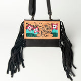 American Darling Wallet Hand Tooled Genuine Leather Western Women Bag | Handbag Purse Wristlet Travel Clutch