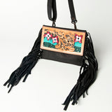 American Darling Wallet Hand Tooled Genuine Leather Western Women Bag | Handbag Purse Wristlet Travel Clutch