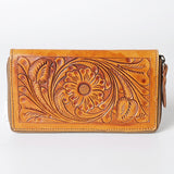 American Darling Wallet Hand Tooled Genuine Leather women bag western handbag purse