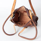 American Darling Tote Hand Tooled Genuine Leather women bag western handbag purse