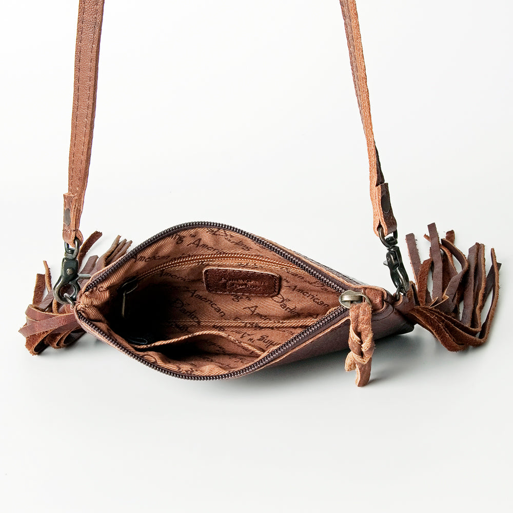 American Darling Coin Purse Crocodile Embossed Genuine Leather Western Women Bag | Handbag Wallet Purses for
