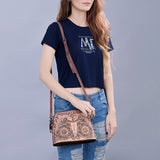 American Darling Cross Body Hand Tooled Genuine Leather Western Women Bag Handbag Purse | Crossbody for Cute