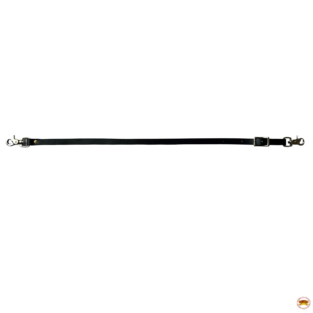 Hilason Horse Adjusts 3/4" - 26" Size Leather Breast Collar Wither Strap