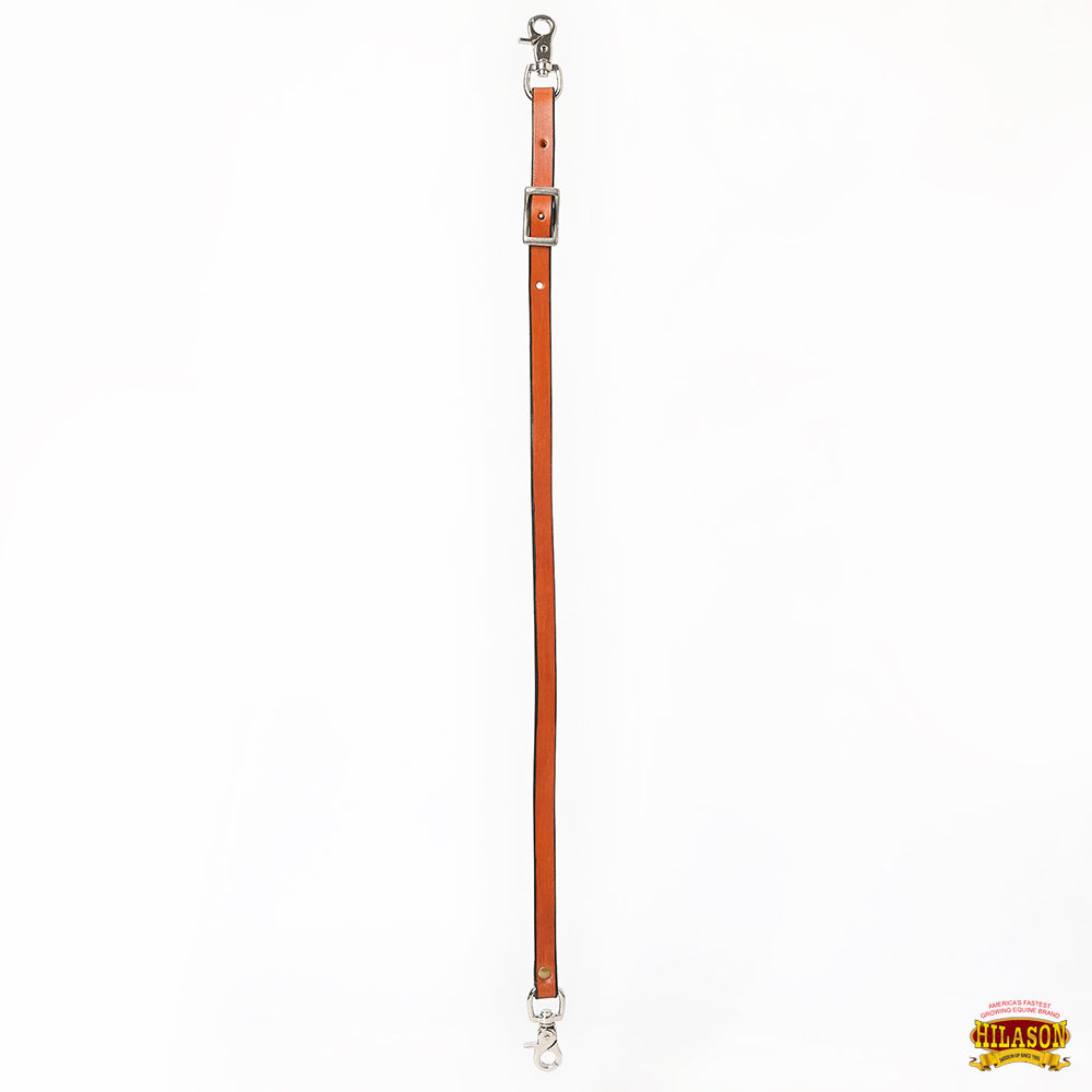 Hilason Horse Adjusts 3/4" - 26" Size Leather Breast Collar Wither Strap
