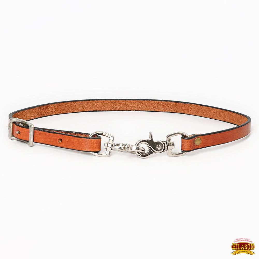 Hilason Horse Adjusts 3/4" - 26" Size Leather Breast Collar Wither Strap
