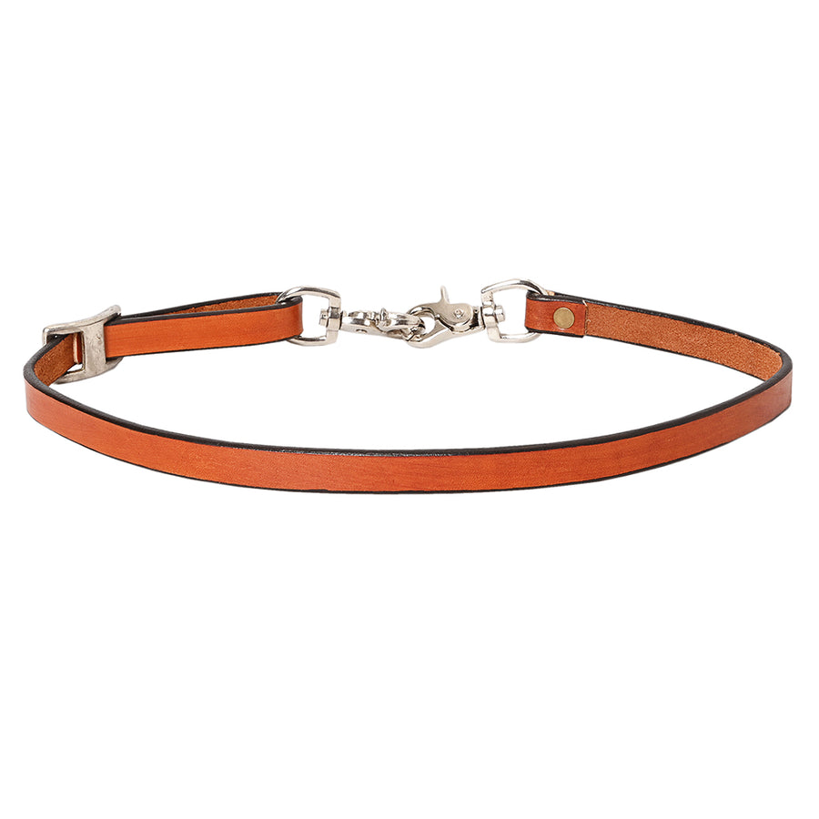 Hilason Horse Adjusts 3/4" - 26" Size Leather Breast Collar Wither Strap - Uhorse