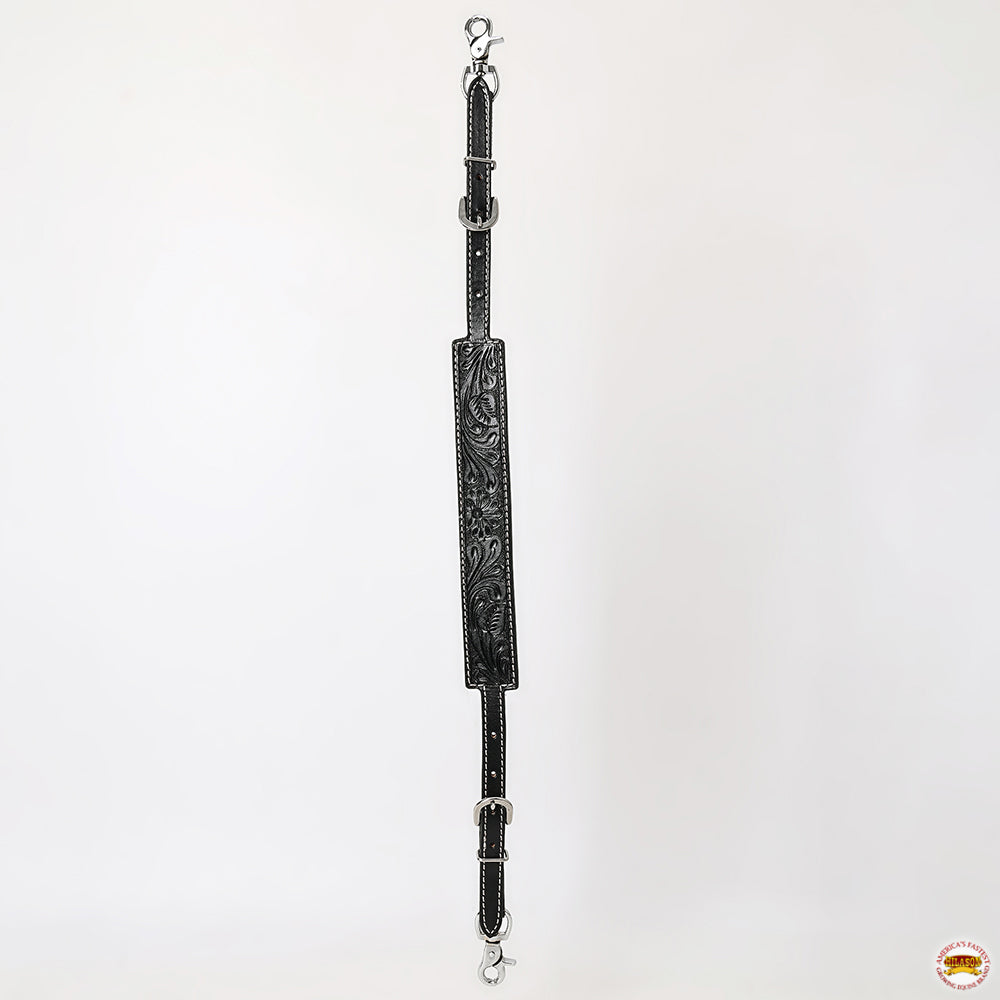 Hilason Horse Adjusts 24" - 27" Size Leather Breast Collar Wither Strap