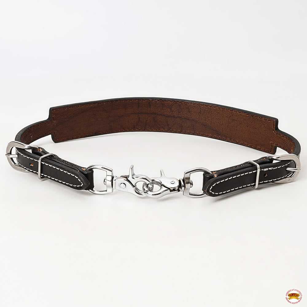Hilason Horse Adjusts 24" - 27" Size Leather Breast Collar Wither Strap
