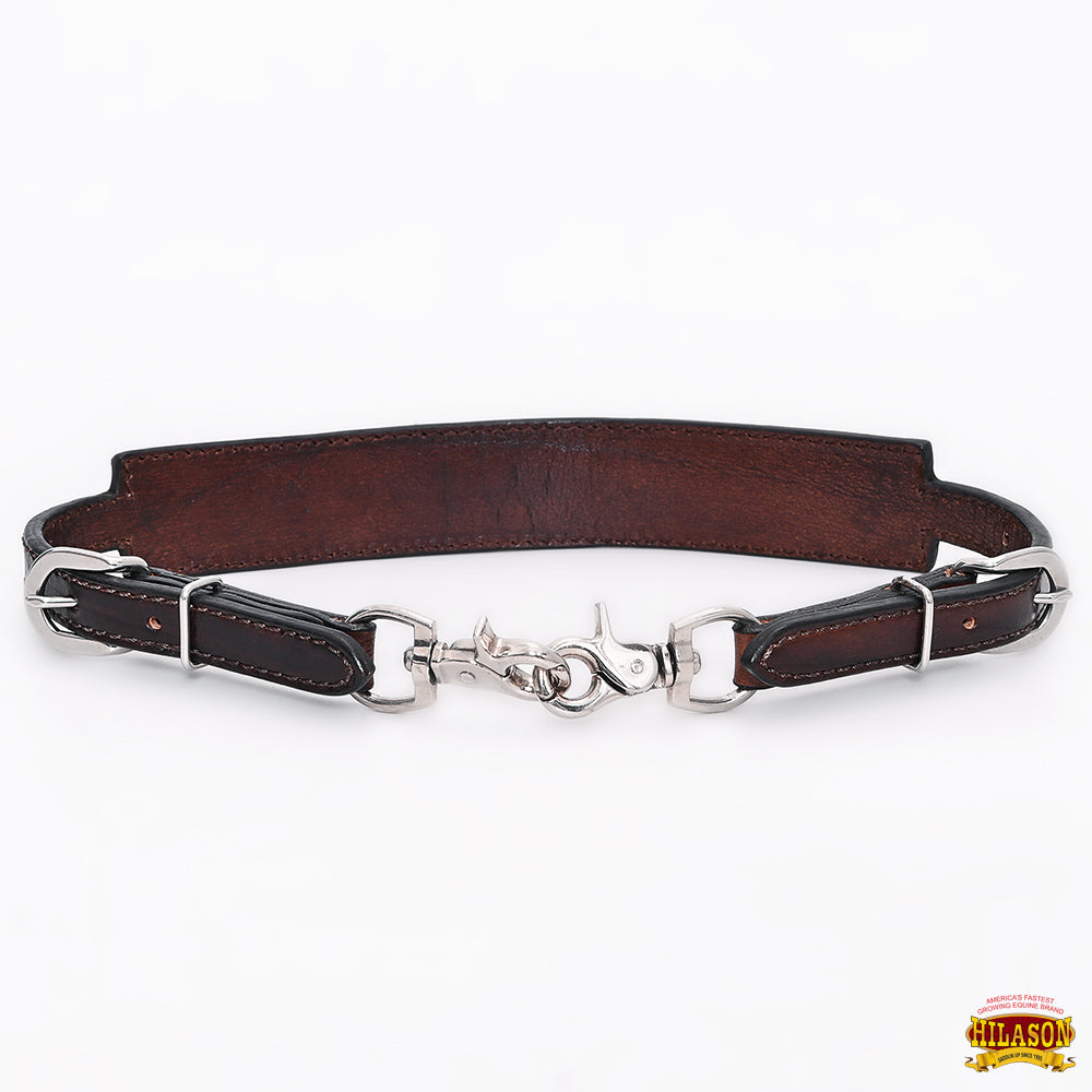 Hilason Horse Adjusts 24" - 27" Size Leather Breast Collar Wither Strap