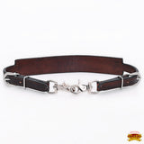 Hilason Horse Adjusts 24" - 27" Size Leather Breast Collar Wither Strap
