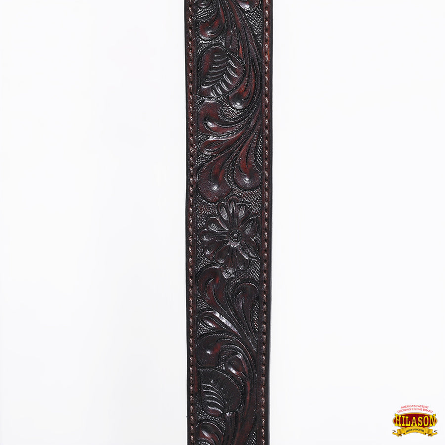 Hilason Horse Adjusts 24" - 27" Size Leather Breast Collar Wither Strap