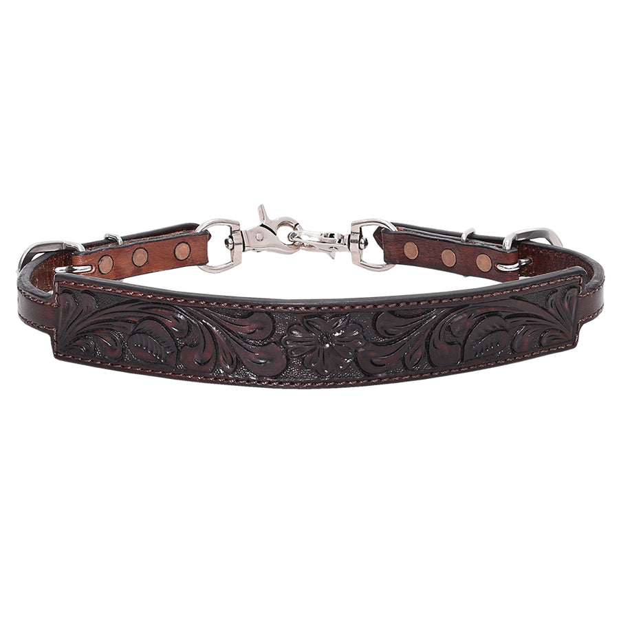 Hilason Horse Adjusts 24" - 27" Size Leather Breast Collar Wither Strap - Uhorse