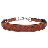 Hilason Horse Adjusts 24" - 27" Size Leather Breast Collar Wither Strap