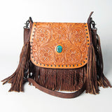 American Darling Crossbody Hand Tooled Genuine Leather Women Bag Western Handbag Purse