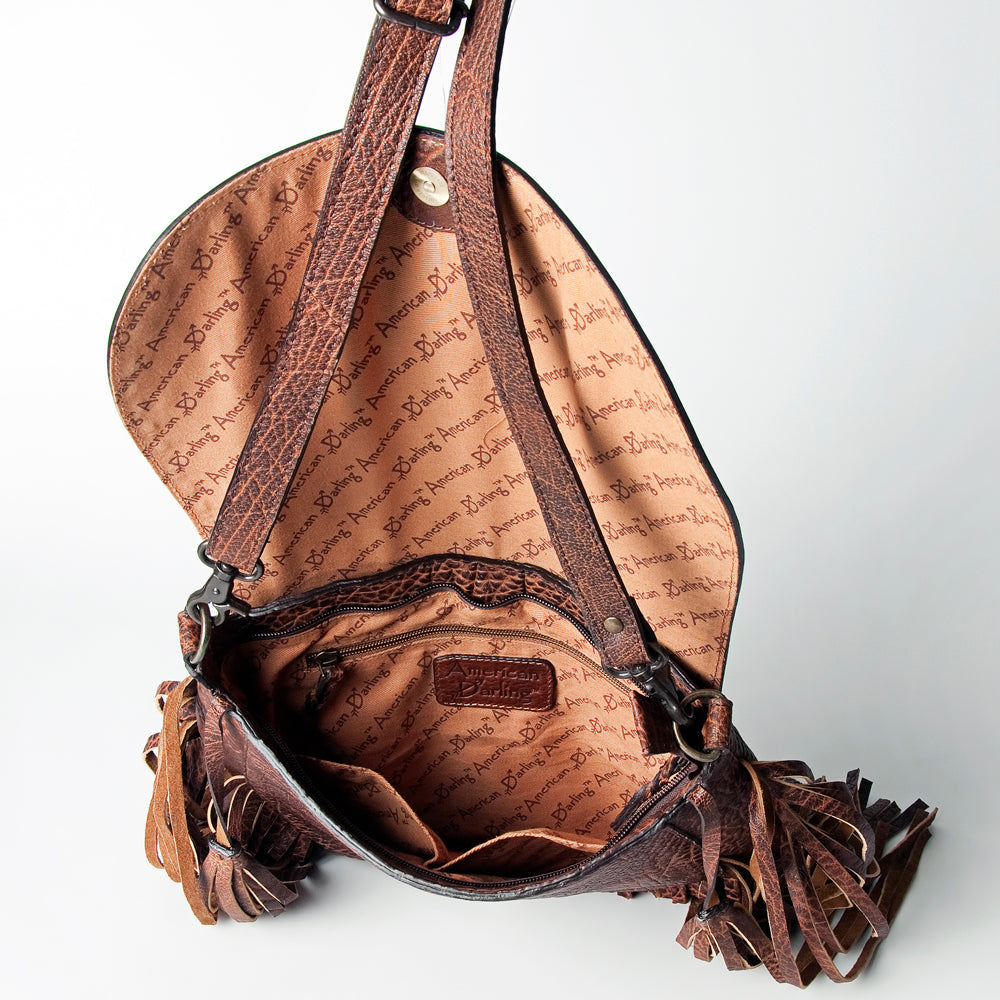 American Darling Crossbody Hand Tooled Genuine Leather Women Bag Western Handbag Purse