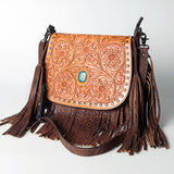 American Darling Crossbody Hand Tooled Genuine Leather Women Bag Western Handbag Purse