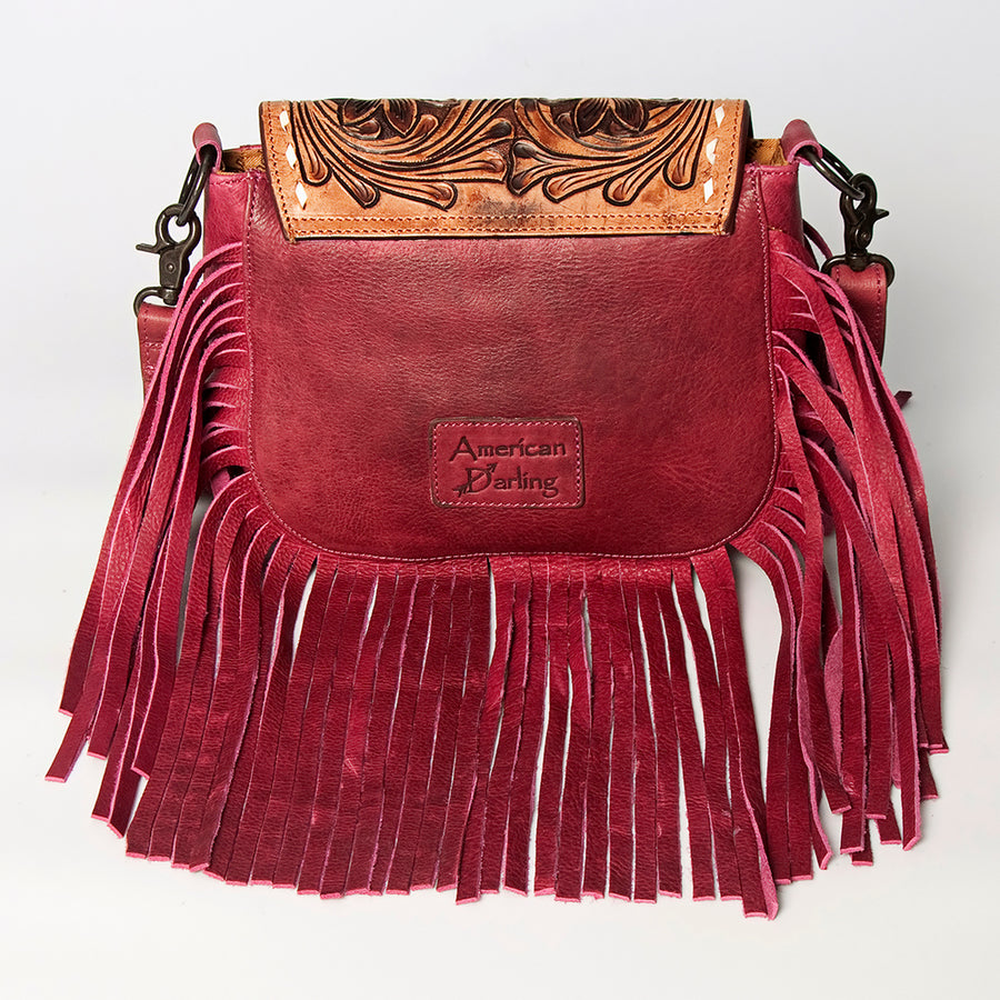 American Darling Crossbody Hand Tooled Genuine Leather Women Bag Western Handbag Purse