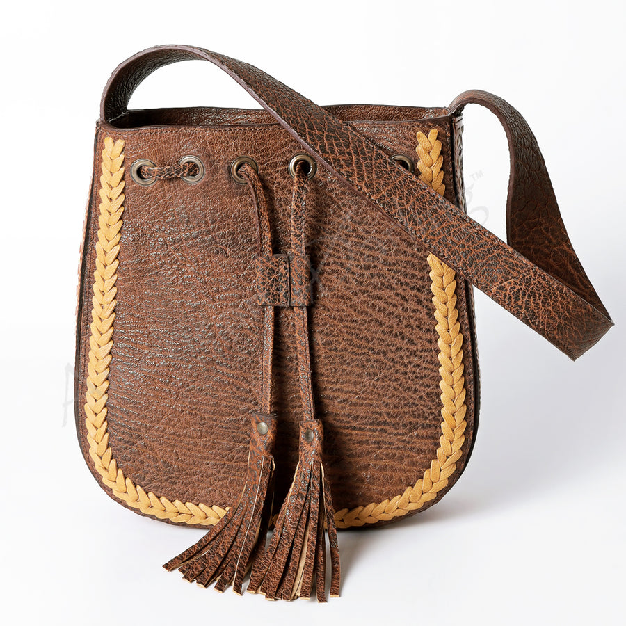American Darling Bucket Genuine Leather Women Bag Western Handbag Purse