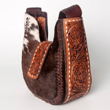 American Darling ADBGZ486 Hobo Hand Tooled Hair-On Genuine Leather Women Bag Western Handbag Purse