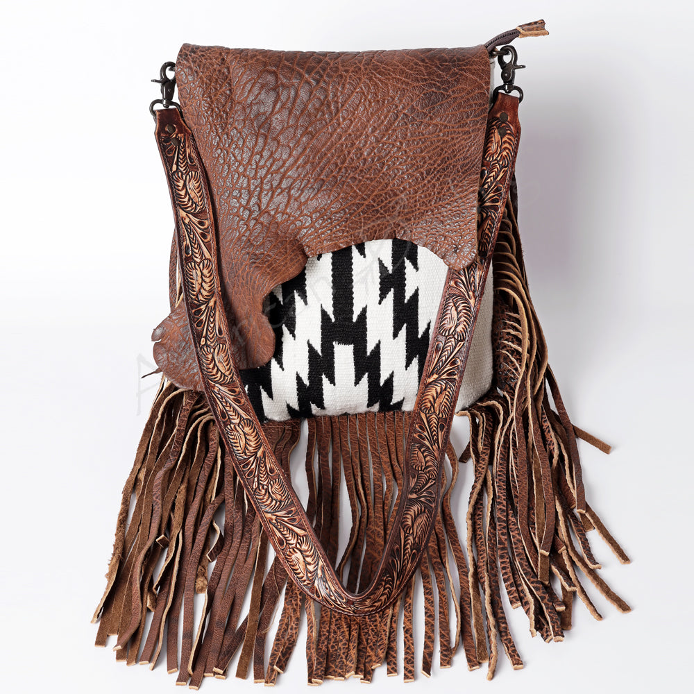 American Darling Large Crossbody Saddle Blanket Genuine Leather Western Women Bag Handbag Purse | Travel Bags College Casual