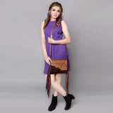 American Darling Cross Body Hand Tooled Hair on-Genuine Leather Western Women Bag Handbag Purse | Crossbody for Cute