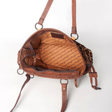 American Darling Tote Hand Tooled Hair on Genuine Leather Western Women Bag Handbag Purse | Travel Bags College Casual