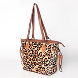 American Darling Tote Hand Tooled Hair on Genuine Leather Western Women Bag Handbag Purse | Travel Bags College Casual