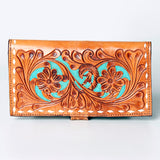 American Darling Wallet Hand Tooled Genuine Leather Western Women Bag | Handbag Purse Wristlet Travel Clutch
