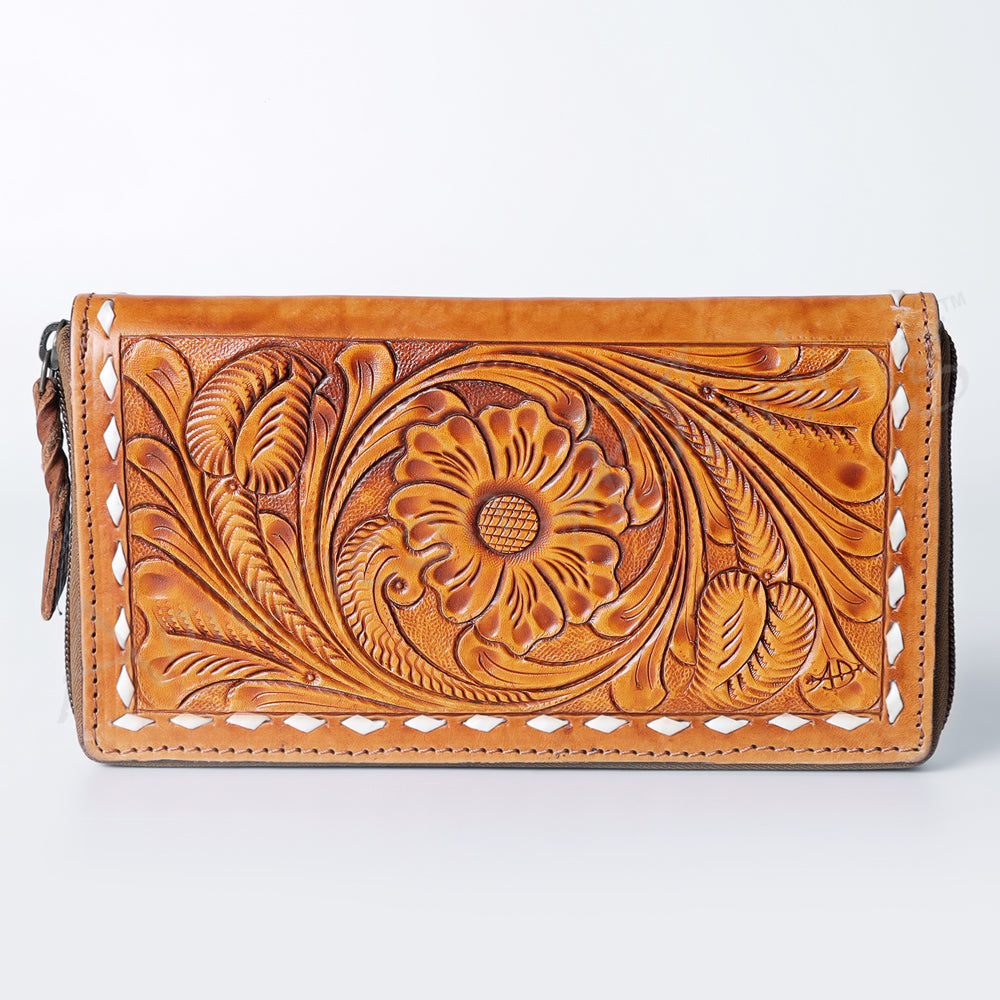 American Darling Wallet Hand Tooled Genuine Leather women bag western handbag purse