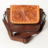 American Darling Crossbody Hand Tooled Genuine Leather Women Bag Western Handbag Purse