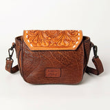 American Darling Crossbody Hand Tooled Genuine Leather Women Bag Western Handbag Purse