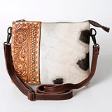 American Darling Crossbody Hand Tooled Hair-On Genuine Leather Women Bag Western Handbag Purse