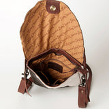 American Darling Cross Body Hand Tooled Hair On Genuine Leather women bag western handbag purse