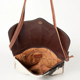 American Darling CrossBody Hand Tooled Hair On Full Grain Genuine Leather Western Women Bag Handbag Purse | for Cute