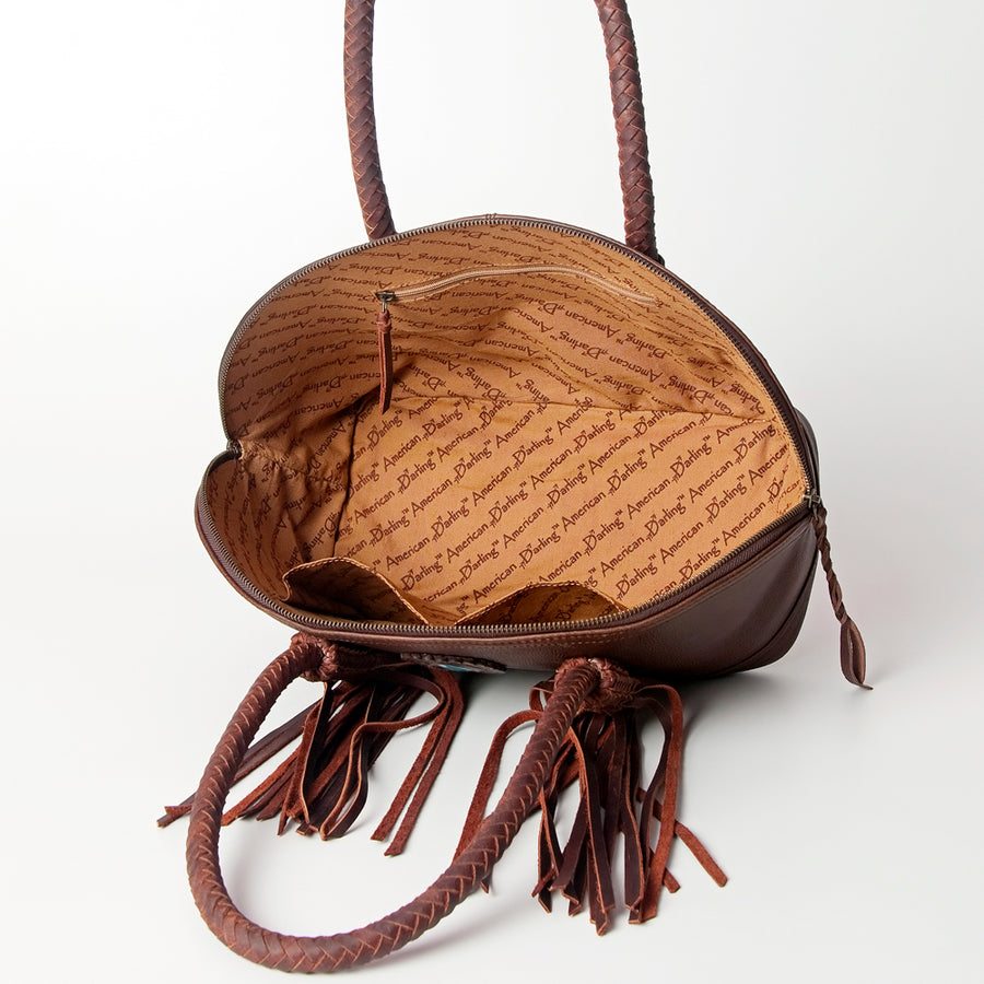 American Darling Tote Full Grain Genuine Leather Western Women Bag Handbag Purse | Travel Bags College Casual
