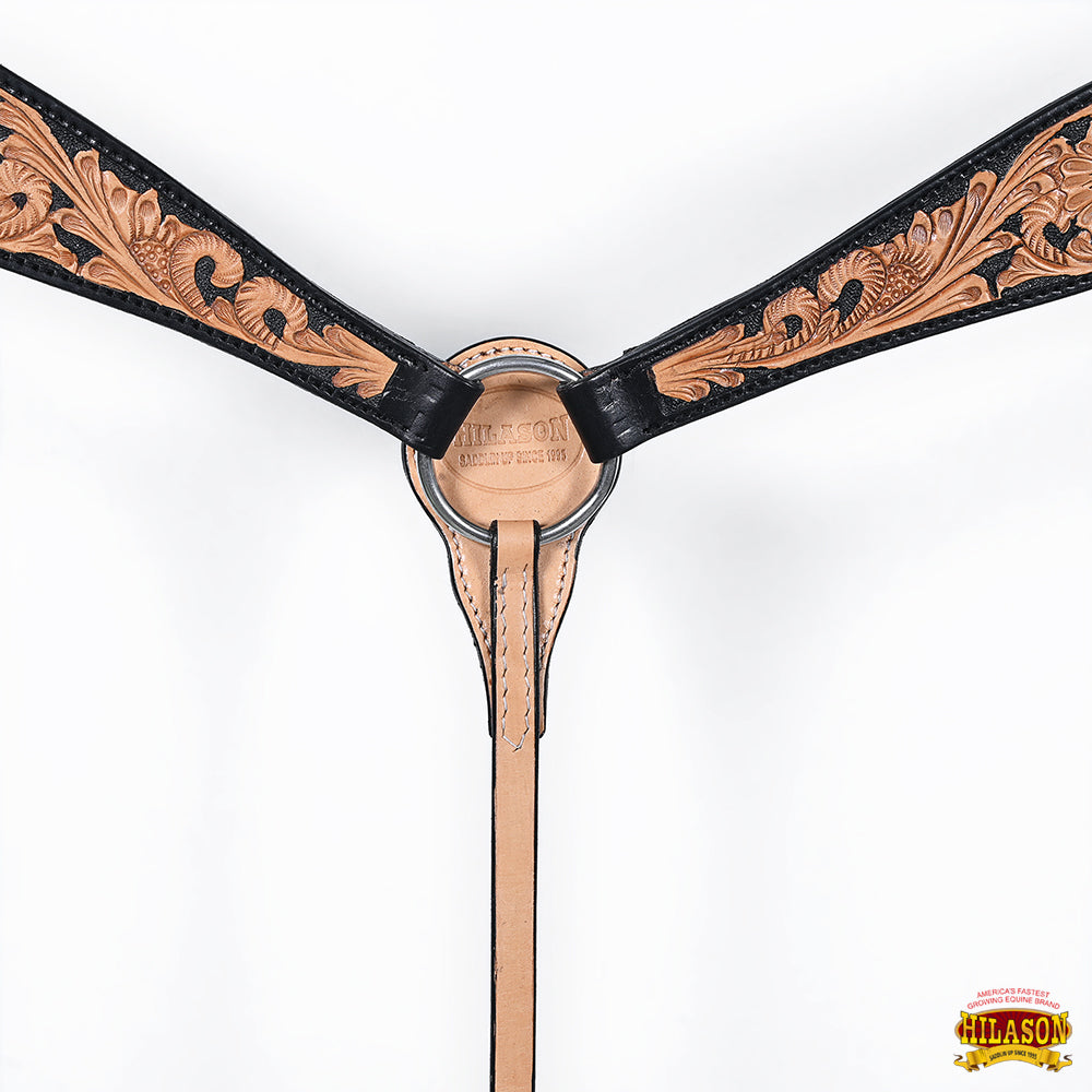 Hilason Western American Leather Horse Tack Set Tan