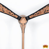 Hilason Western American Leather Horse Tack Set Tan