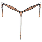 Hilason Western American Leather Horse Tack Set Tan