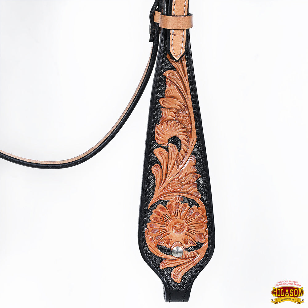 Hilason Western American Leather Horse Tack Set Tan