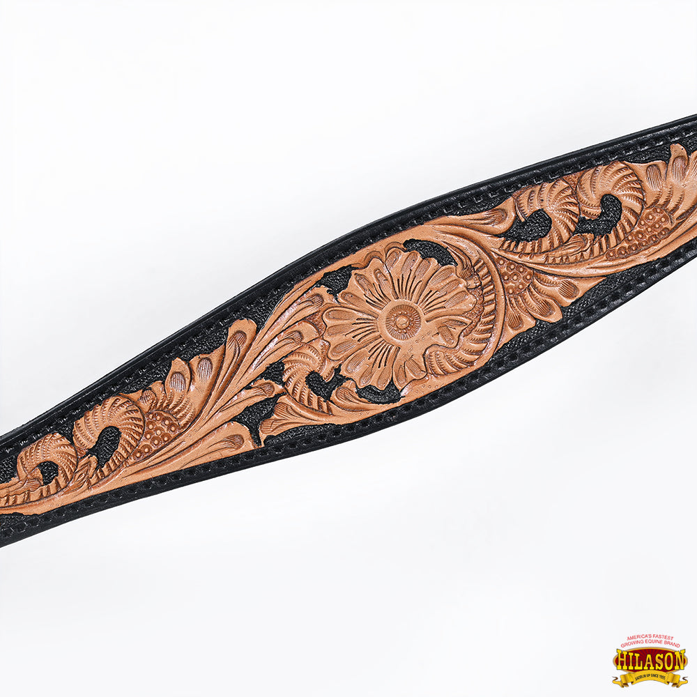 Hilason Western American Leather Horse Tack Set Tan